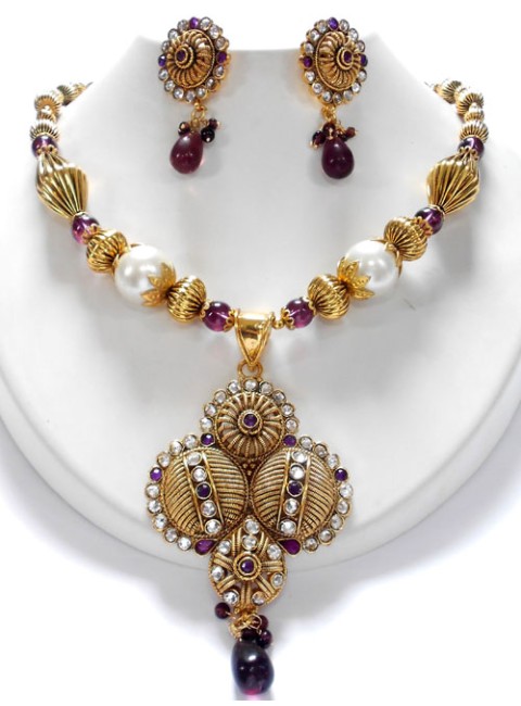 Polki Necklace Set